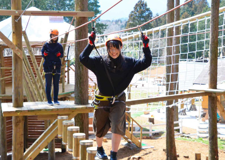 森のかくれ家アスレチック