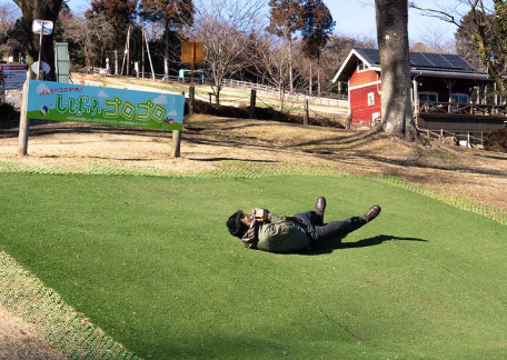 しばふゴロゴロ