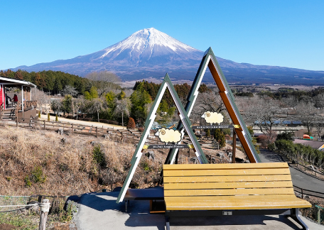 富士山ベンチ